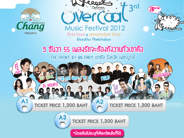 Overcoat music festival 2012